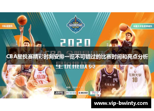 CBA星锐赛精彩时刻安排一览不可错过的比赛时间和亮点分析